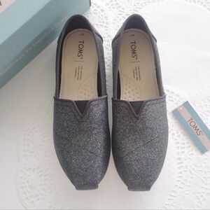 Toms Belmont Black iridescent glimmer  7